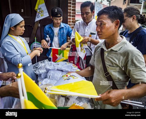 Yangon Yangon Region Myanmar 26th Nov 2017 People At St Marys Cathedral Buy Memorabilia