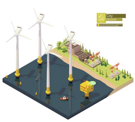 120 Grafiken Lizenzfreie Vektorgrafiken Und Clipart Zu Offshore Windpark Istock