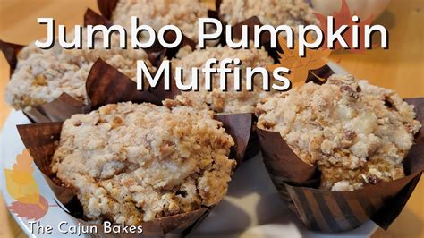 Jumbo Pumpkin Muffins These Are THE BEST YouTube