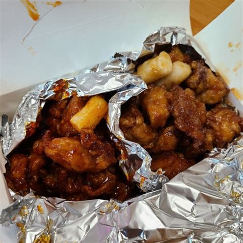 신현동맛집 바삭 달달한 정서진중앙시장 닭강정 사구치킨 네이버 블로그