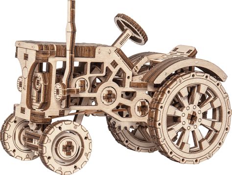 Traktor do składania drewniane puzzle 3D Wooden City Sklep AlaMati