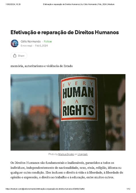 Efetiva O E Repara O De Direitos Humanos Efetiva O E Repara O De