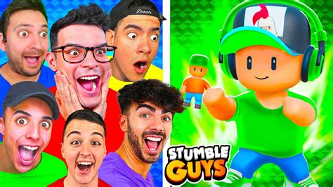 YOUTUBERS REACCIONAN A MI SKIN DE STUMBLE GUYS Jonbtc YouTube