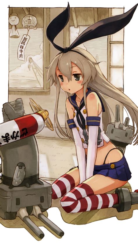 艦隊これくしょん 艦これ 【島風連装砲ちゃん】しずまよしのりiphone6 Plus（1080 X 1920） 壁紙