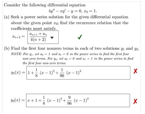 Solved Consider The Following Differential Equation Y Chegg