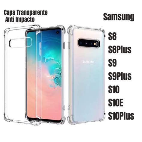 Case Capa Capinha Transparente Anti Impacto Tpu Para Samsung Galaxy S8