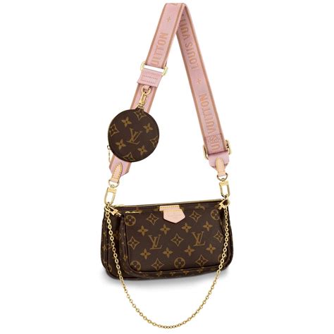 Louis Vuitton Pink Fabric Strap