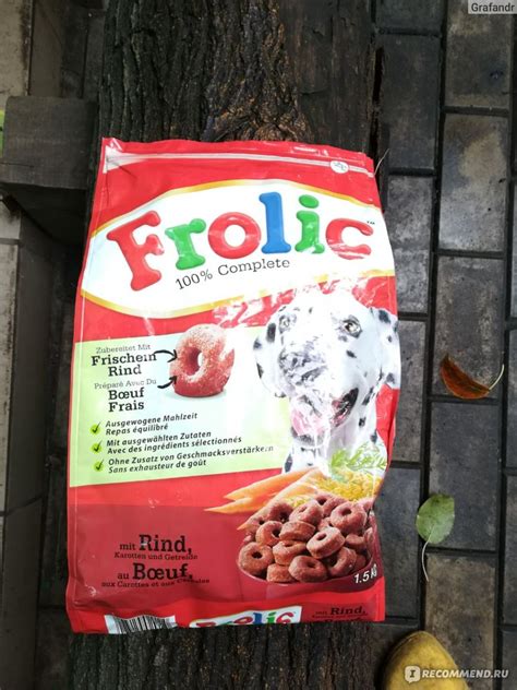 Корм для собак Frolic 100% complete - «Комплексный корм для собак ...