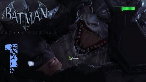 Batman Arkham Origins Pc Physx 1080p Part 1 Killer Croc Boss Fight