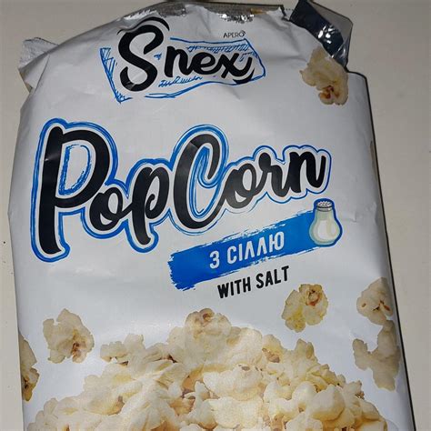 Popcorn With Salt Snex Kalorie Kj A Nutri N Hodnoty