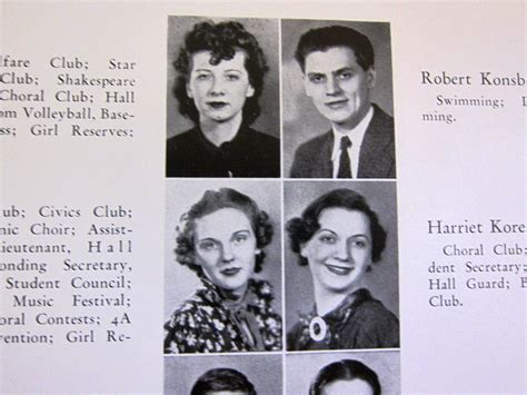 Items similar to Vintage 1930s High School Yearbook w/Related Paper ...