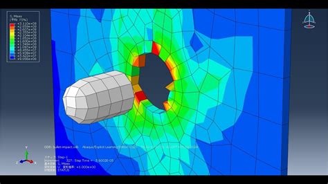 Try Abaqus Explicit Tutorial Impact Bullet By Learning Edition