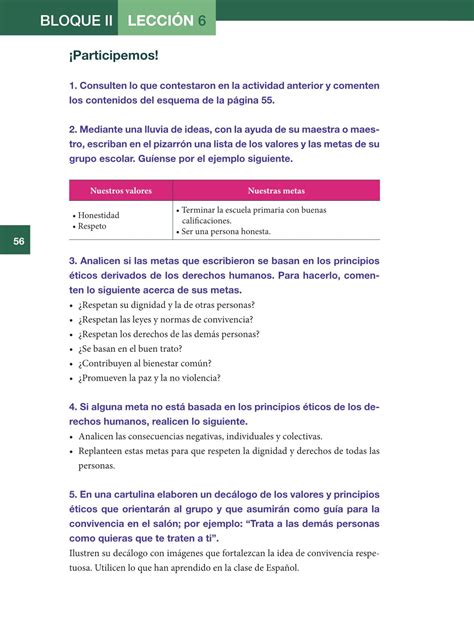 Libro De Formación Cívica Y ética 6 Grado 2020 8