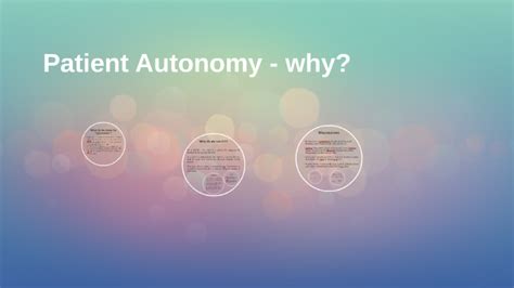 Patient Autonomy By Aylin Bahmanyar On Prezi