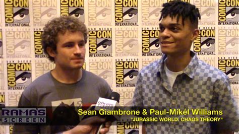 Sean Giambrone Paul Mik L Williams On Their Favorite Dinosaurs