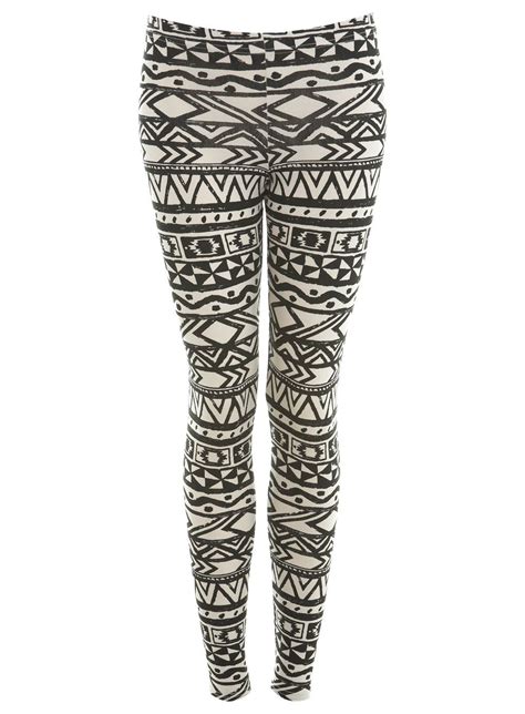 Legging Azteque Aztec Print Leggings Fashion Fashionistas Style