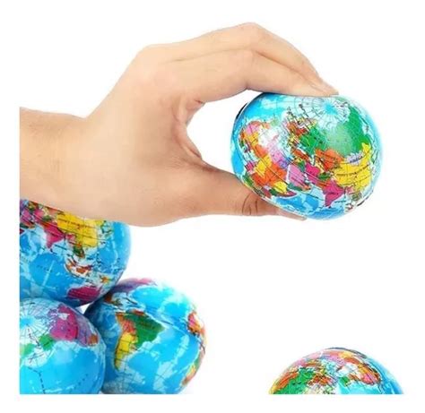 Squishy Apertar Relaxar Globo Planeta Terra Anti Stress MercadoLivre