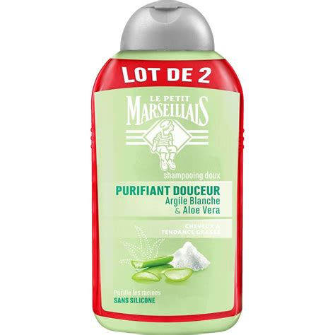 LE PETIT MARSEILLAIS Petit Marseillais shampooing purifiant argile aloé