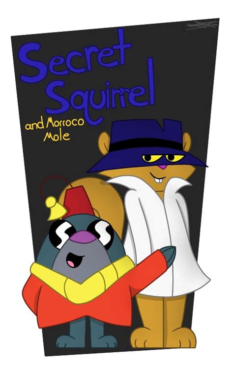 Secret Squirrel and Morocco Mole by LunaKittyfox on DeviantArt