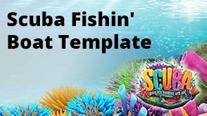 Scuba Fishin Boat Template Group VBS Tools