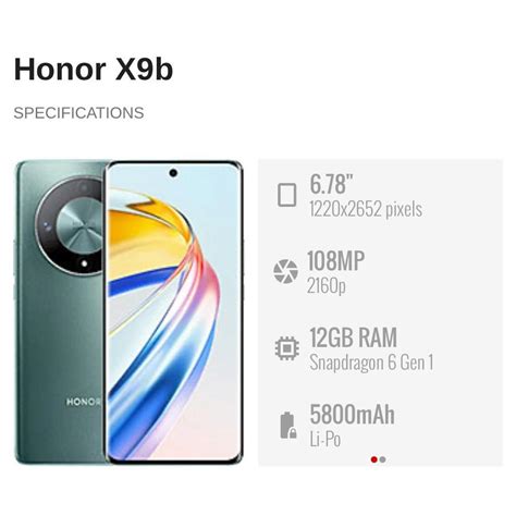 HONOR X9b 5G 12GB RAM 256GB ROM 12GB RAM 512GB ROM 1 Year