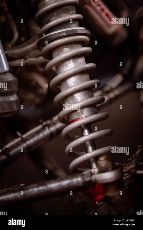 Car Shock Absorber Stock Photo Alamy