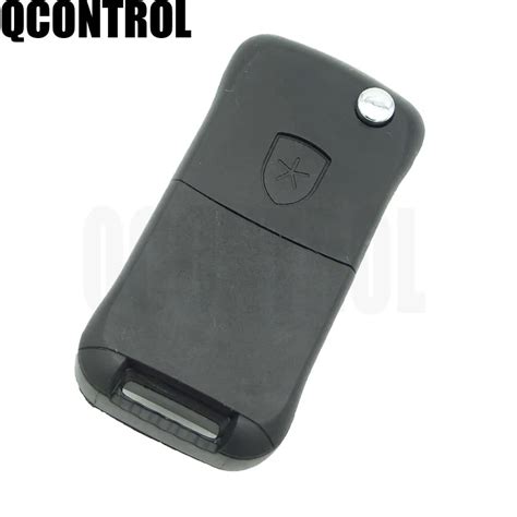 Qcontrol Buttons Flip Remote Car Key Fob Mhz Pcf A For Porsche