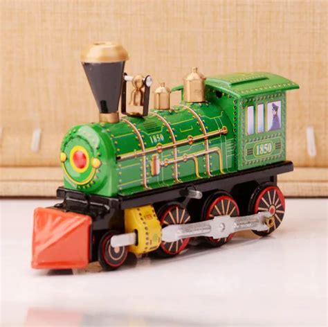 Buy Retro Steam Train Tinplate Clockwork Toy Vintage