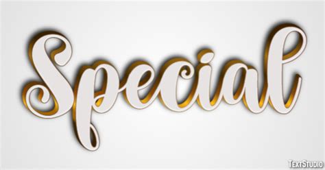 special text effect  logo design word