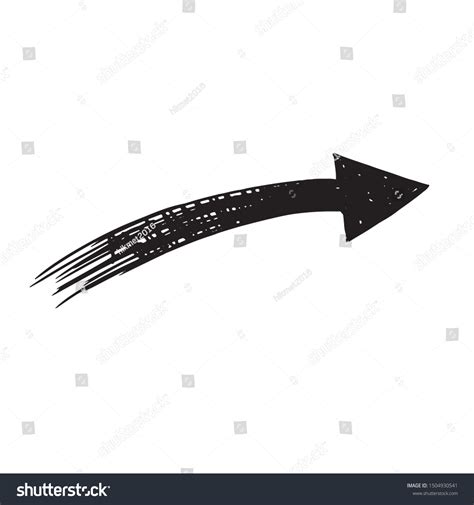 Hand Drawing Fast Arrow Sign Sketch Stock Vector (Royalty Free ...