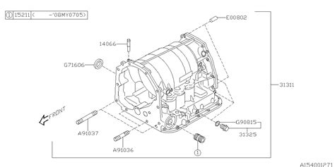 Subaru WRX Automatic. Case Complete Transmission AT. M - 31311AA551 ...