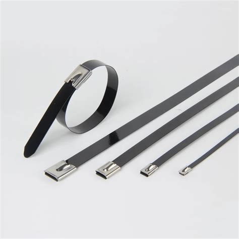 Stainless Steel Cable Tie Dnv Ball Lock Pvc Coated Tie