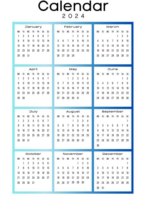 2024 Calendar Pdf 2