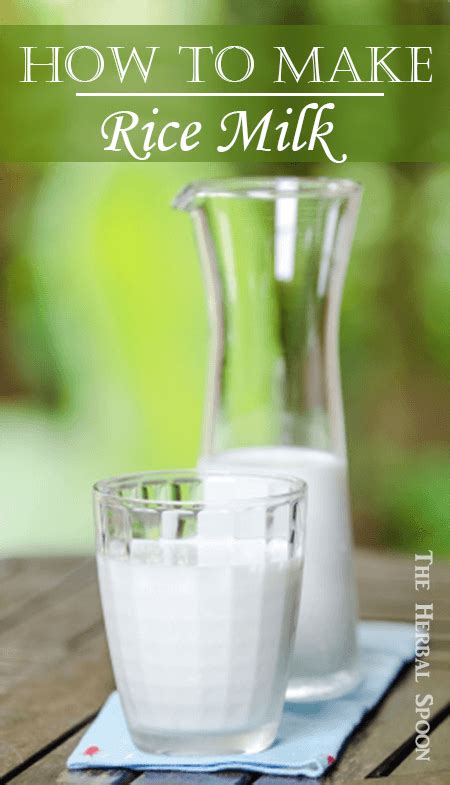 Simple Rice Milk Recipe