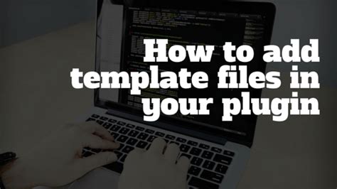 add template files   plugin jeroen sormani