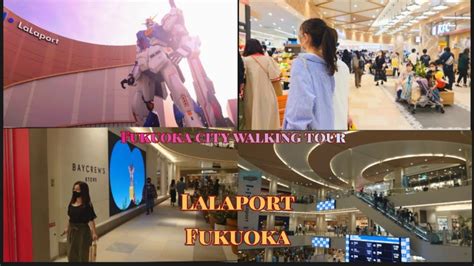 Fukuoka City Walking Tour💖🎀4k Catching A Glimpse Of Lalaport Fukuoka 🌃