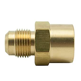 Amazon Vis Brass SAE 45 Degree Flare Tube Fitting Coupling