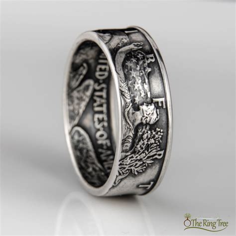 Walking Liberty Coin Ring Silver 900