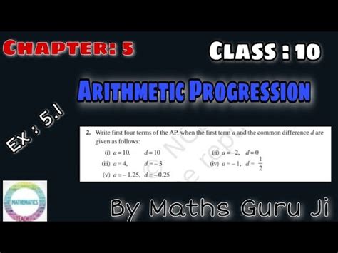 Class 10 Chapter 5 Ex 5 1 Q 2 Arithmetic Progression Ncert