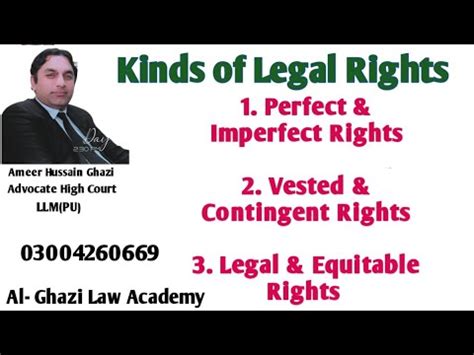 Kinds Of Legal Rights YouTube