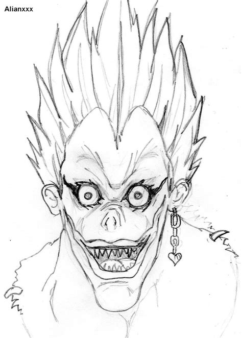 The best free Ryuk drawing images. Download from 12 free drawings of ...