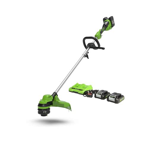 Coupe Bordures Greenworks 2x24v 2ah 33cm Chargeur Tecniba