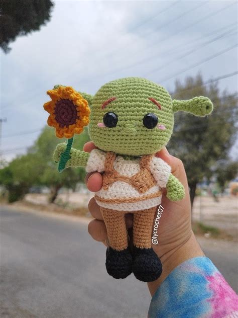 Handmade Fair Shrek Nyx Flowers Bouquet Crochet Projects Crochet