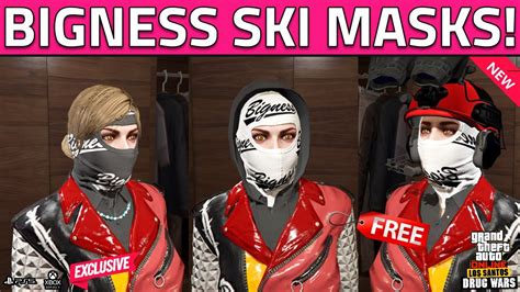 How To Get New Black And White Bigness Ski Masks In Gta 5 Online