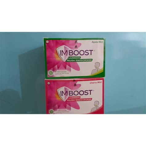 Jual Permen Pelega Tenggorokan Imboost Lozenges Shopee Indonesia