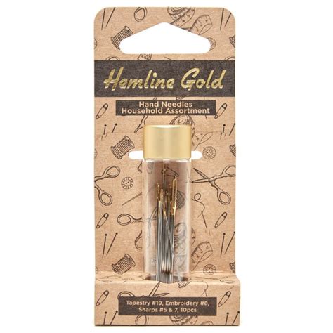 Agujas De Coser Surtidas Ojo Dorado Hemline Gold