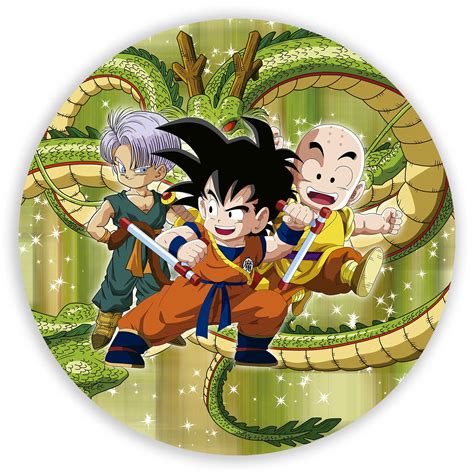 Painel Redondo Dragon Ball Sublimado 3D Sublistamps Sublimação