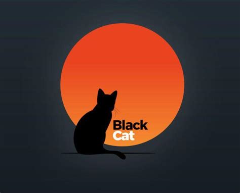 Black Cat Logo - LogoDix