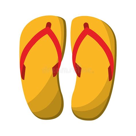 Pair Flip Flop Sandals Stock Illustrations 825 Pair Flip Flop Sandals