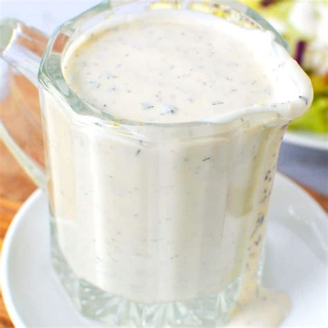 Buttermilk Ranch Dressing Recipe With Outstanding Flavor Salty Side Dish